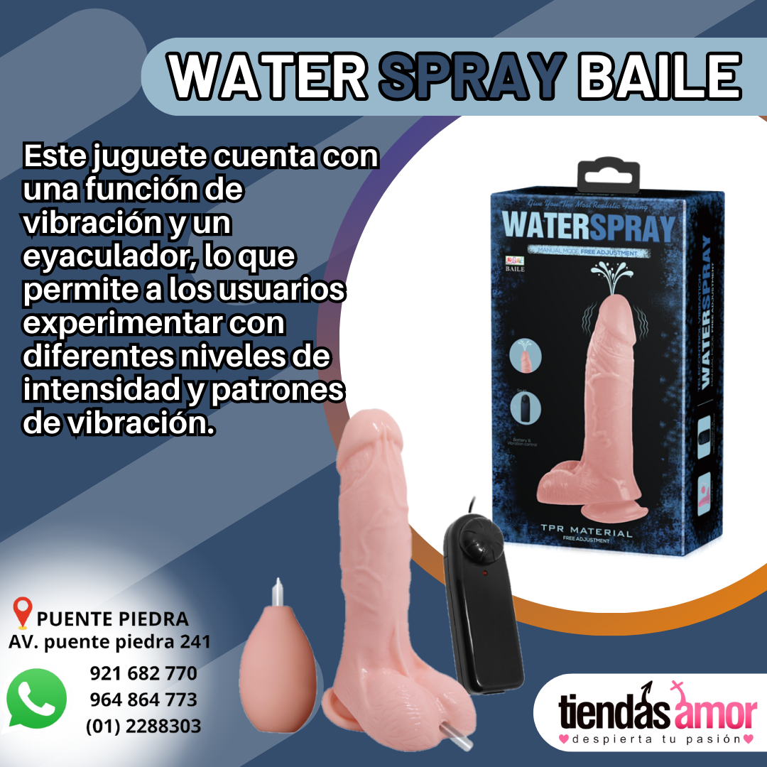 Water Spray Baile vibración y un eyaculador WhatsApp C 921 682 770- 969 889 888 -964 864 773